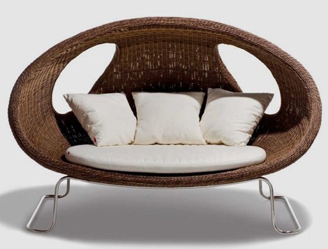 Woven Patio Furniture by Schoenhuber Franchi