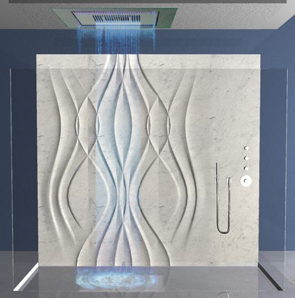 Hyperwave Stone Tiles from Testi Fratelli
